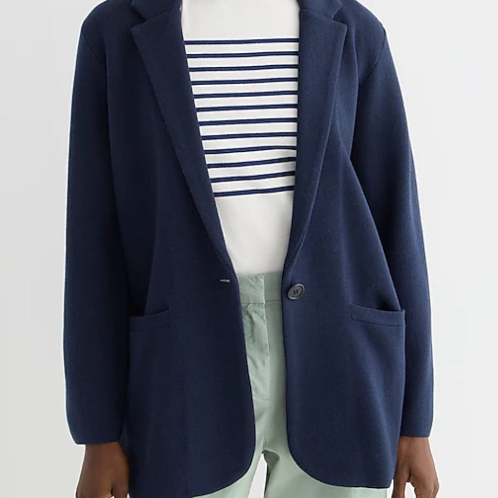 J.CREW Cecile relaxed sweater-blazer - Never been worn
